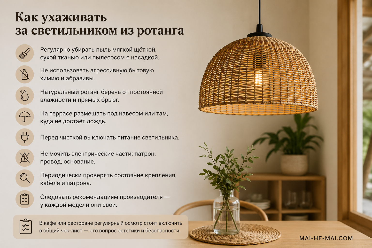 Подвесные светильники из ротанга: как выбрать красивый и практичный свет для интерьера