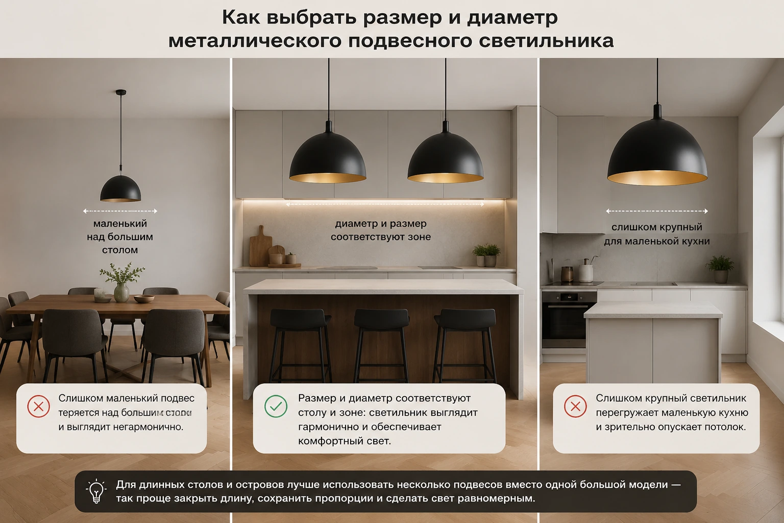 Как выбрать подвесной светильник из металла: кухня, гостиная, спальня и современный интерьер