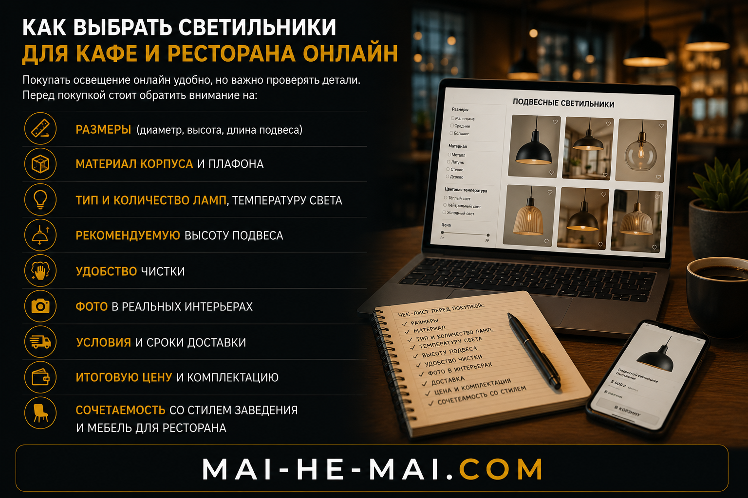 Как выбрать светильники для кафе, баров и ресторанов: атмосфера, зоны, стиль и цена