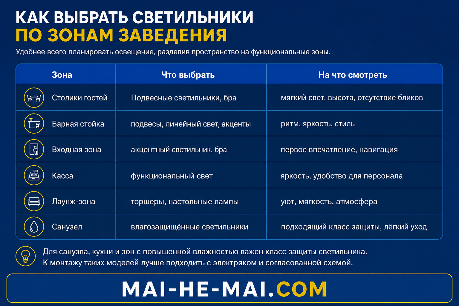 Как выбрать светильники для кафе, баров и ресторанов: атмосфера, зоны, стиль и цена