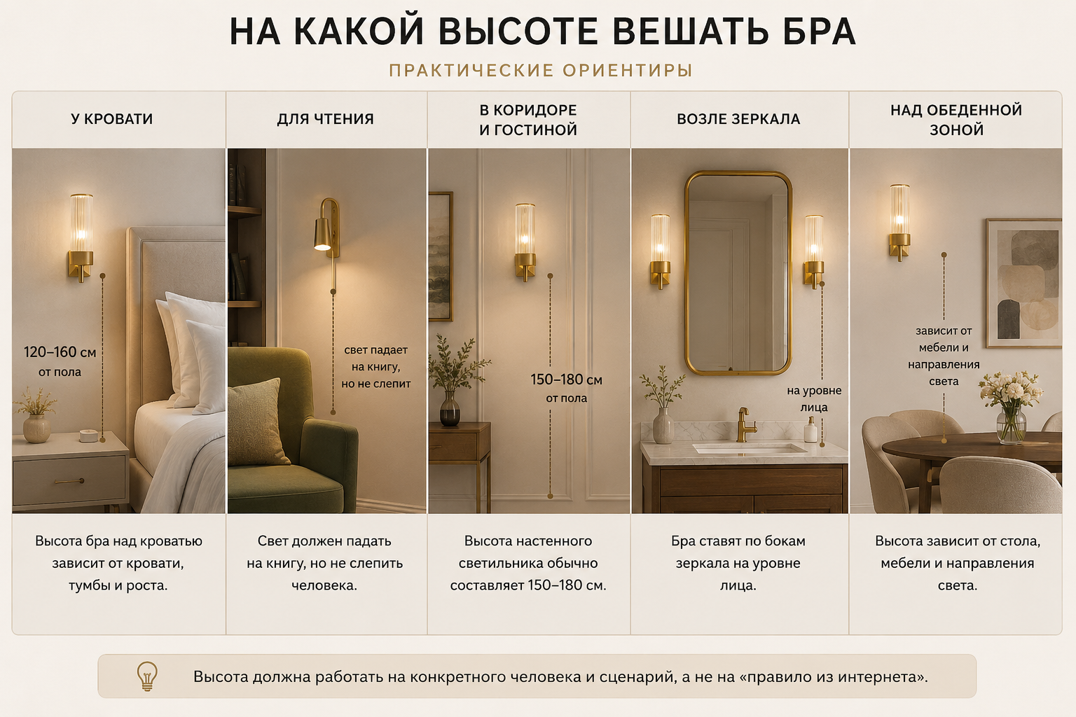 Как выбрать бра и настенные светильники: для спальни, гостиной, коридора и интерьера