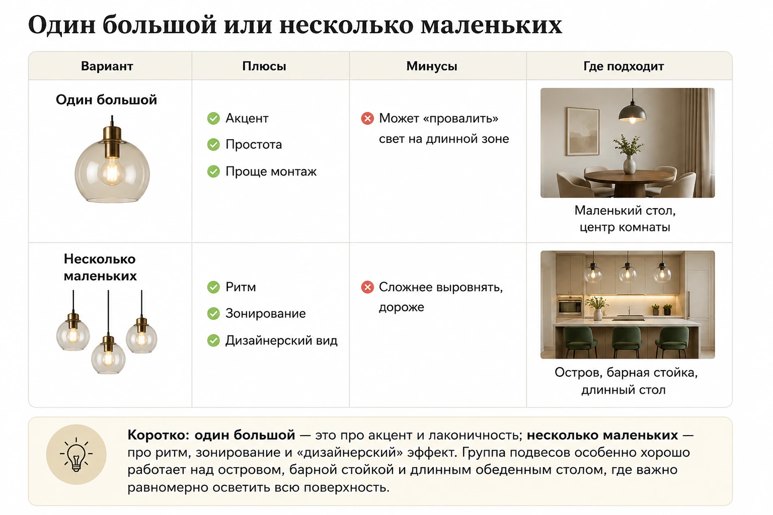 Подвесные светильники из стекла: как выбрать для кухни, гостиной и современного интерьера
