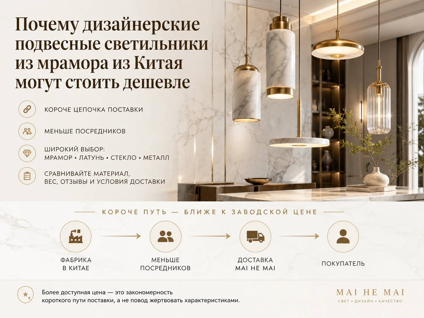 Как выбрать подвесной светильник из мрамора: кухня, спальня, гостиная и столовая зона