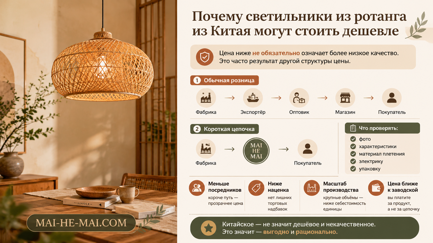 Подвесные светильники из ротанга: как выбрать красивый и практичный свет для интерьера
