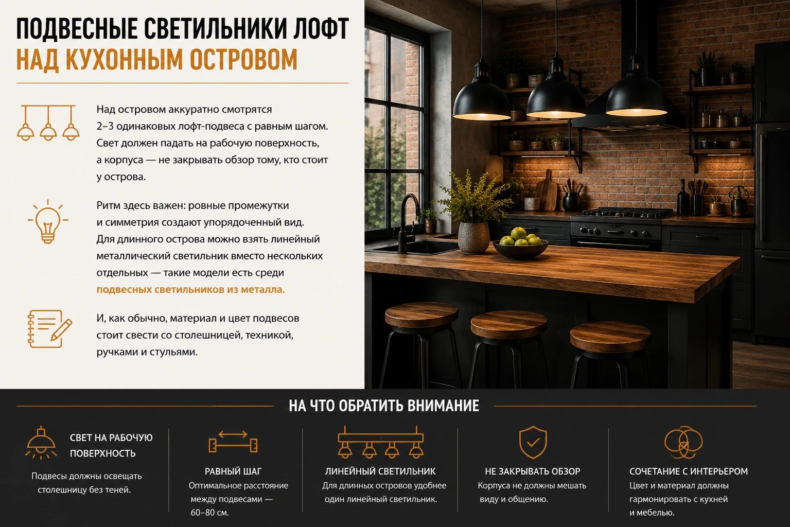 Как выбрать подвесной светильник лофт: кухня, гостиная, спальня и современный интерьер