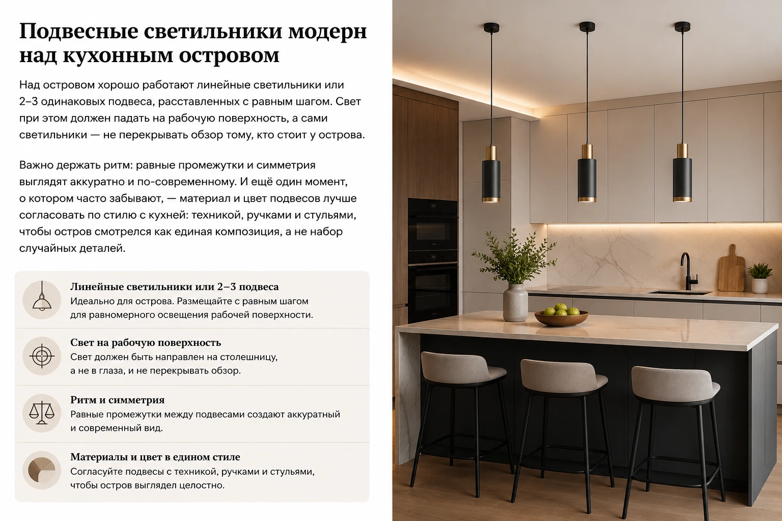 Как выбрать подвесной светильник модерн: кухня, гостиная, спальня и современный интерьер