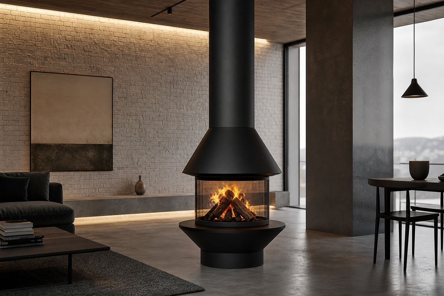 Дизайнерские и настенные камины MAI HE MAI: как выбрать модель под интерьер и монтаж