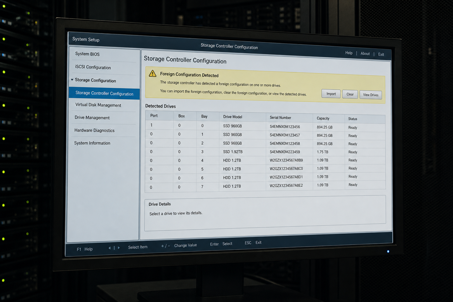 Dell PERC не видит диски, foreign configuration и замена RAID-контроллера: как избежать потери данных