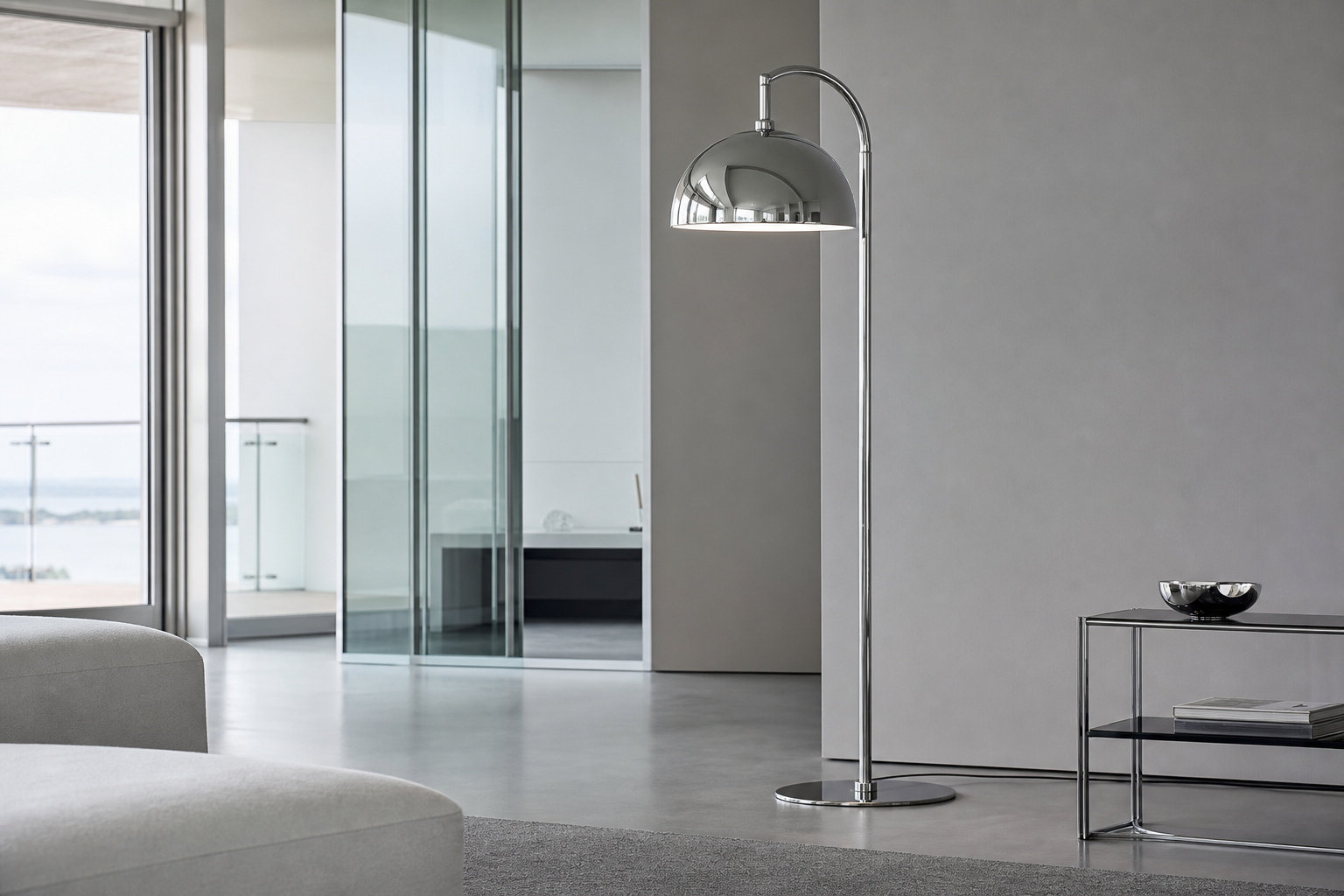 Черный, белый или золотой торшер: как выбрать цвет под интерьер