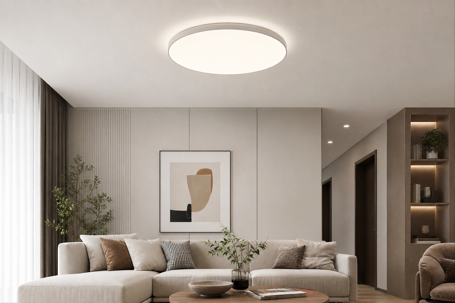 Потолочные светильники LED: как выбрать тип, свет и монтаж под задачу