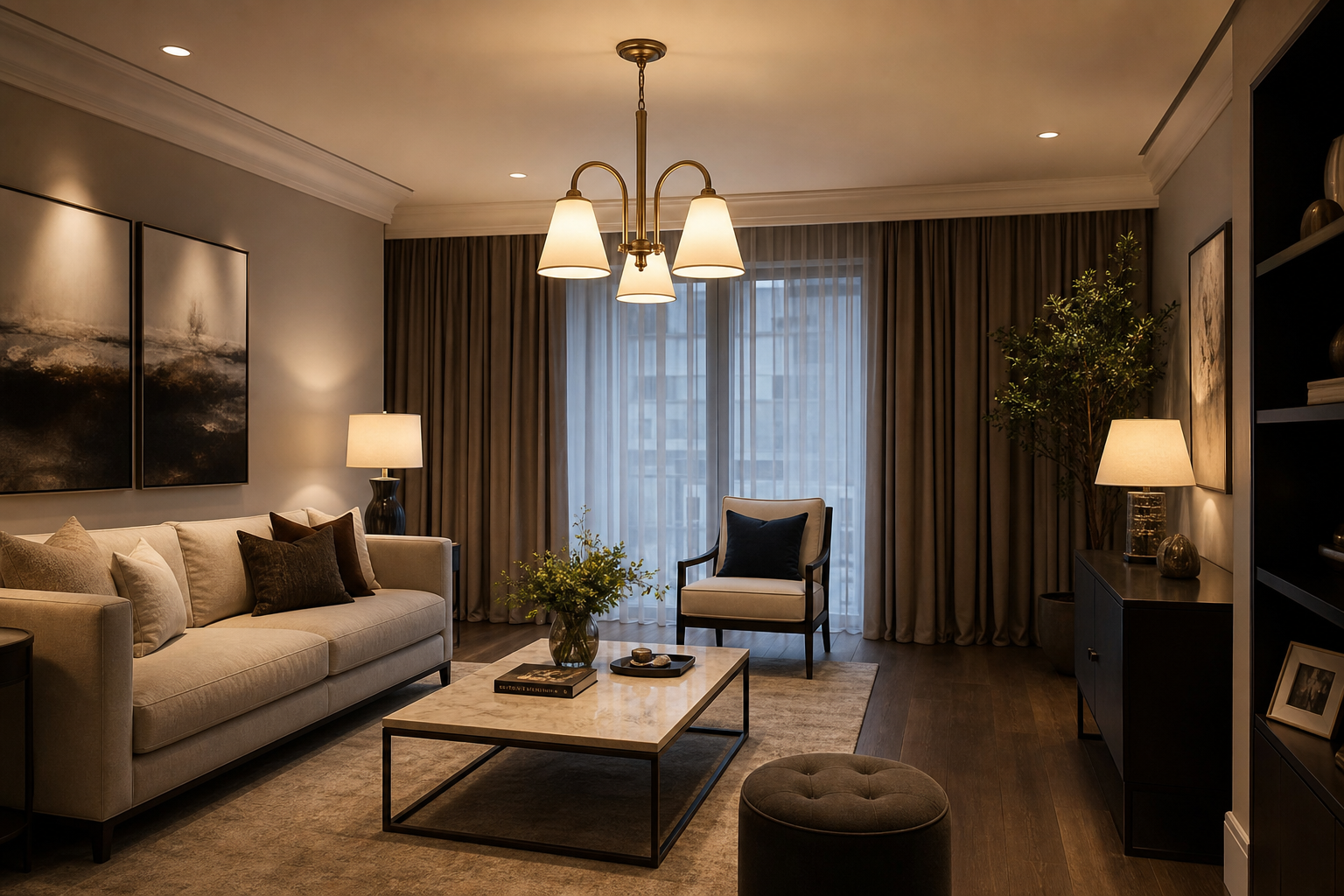 Трёхрожковые подвесные люстры для кухни, спальни и гостиной: как подобрать сценарий света
