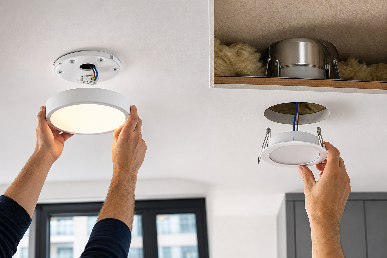 Потолочные светильники LED: как выбрать тип, свет и монтаж под задачу