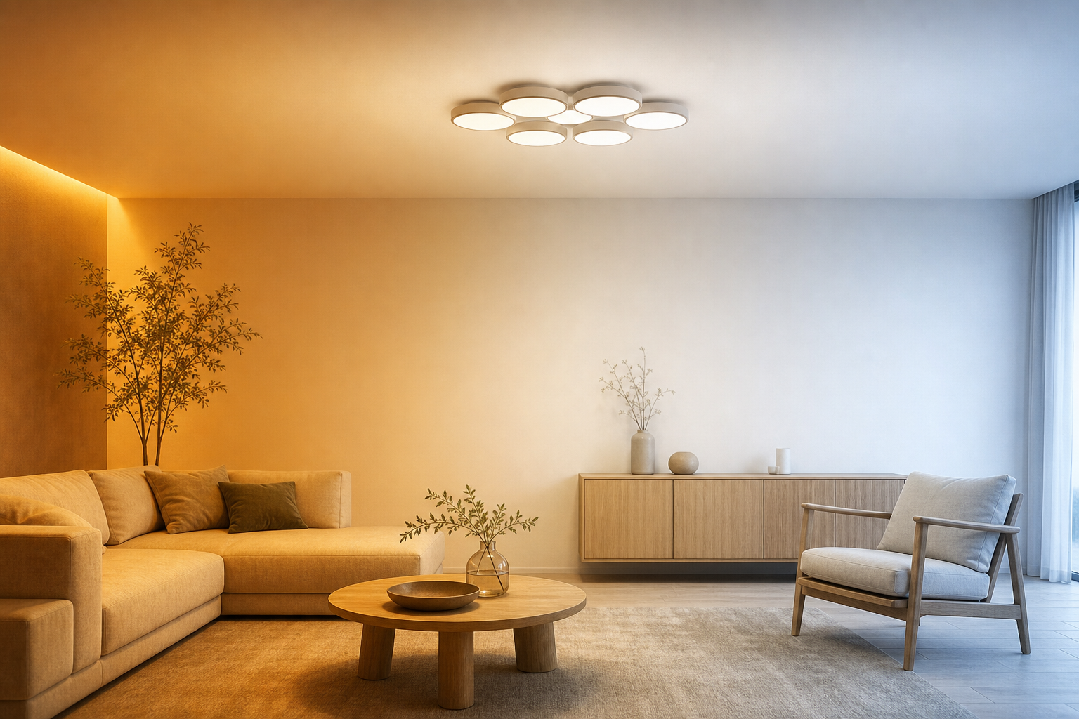 Как выбрать светодиодную люстру: LED, мощность, цветовая температура и отличия от моделей под лампы