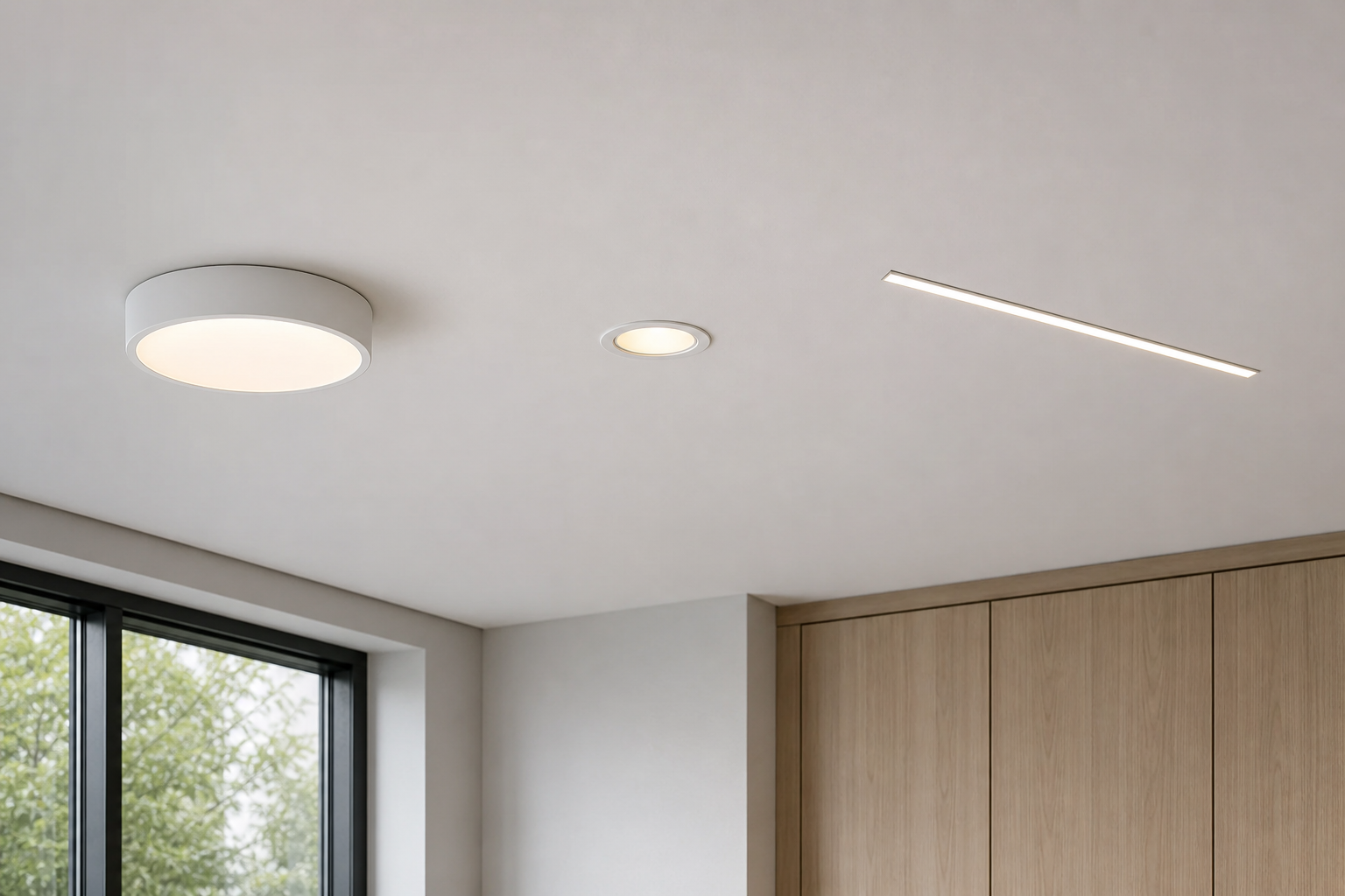 Потолочные светильники LED: как выбрать тип, свет и монтаж под задачу