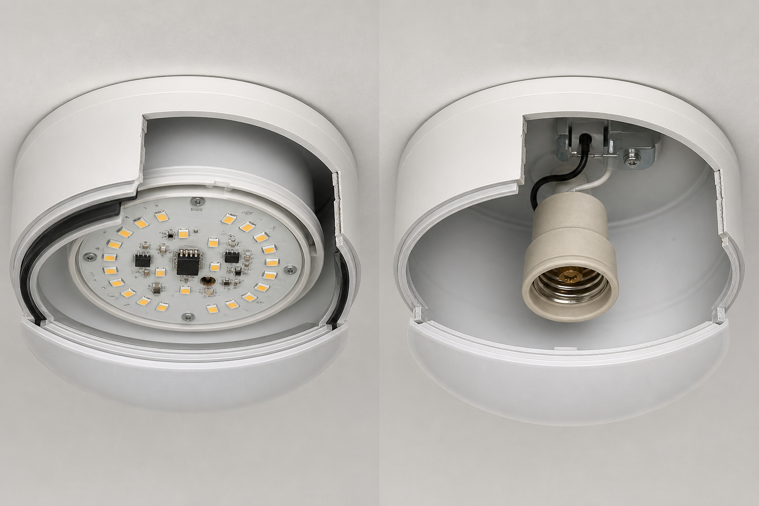 Светодиодные потолочные светильники LED: как выбрать по яркости, типу модуля и монтажу