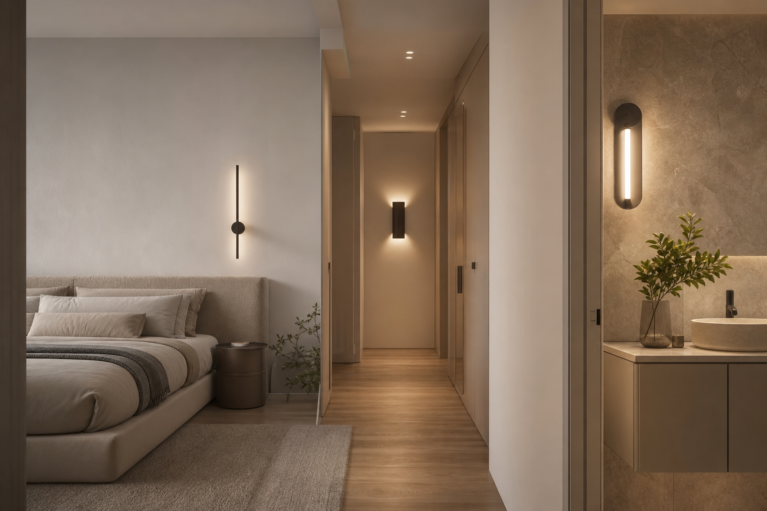 Светодиодные бра: как выбрать LED модель для спальни, коридора и ванной