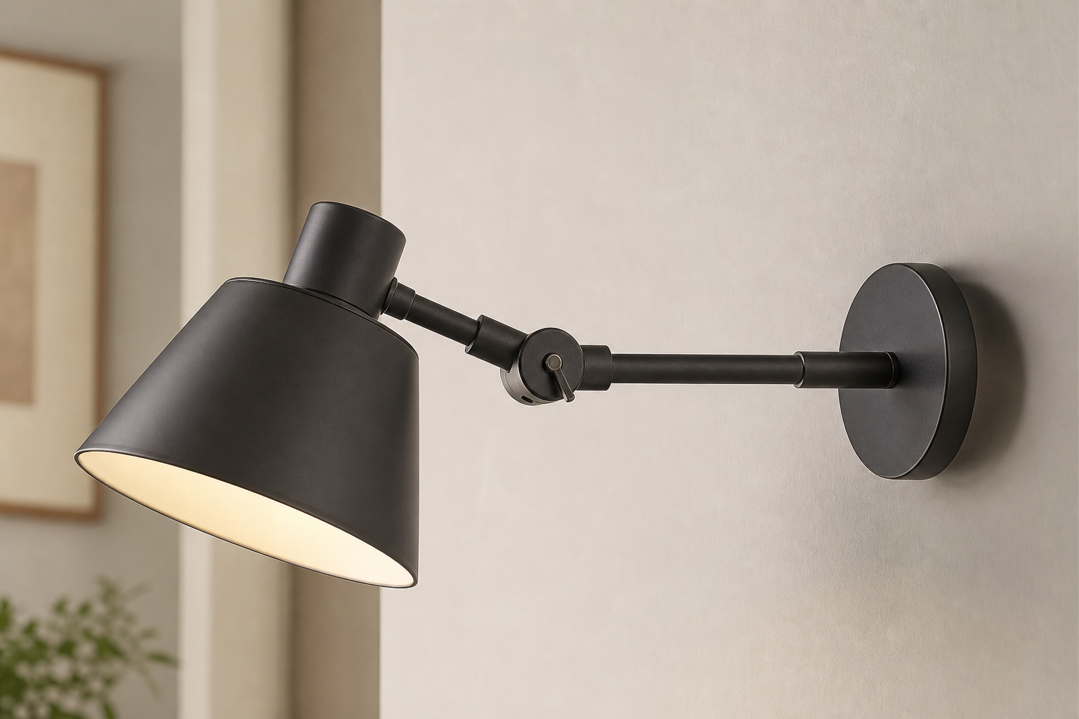 Поворотные бра: как выбрать настенный светильник с поворотным механизмом