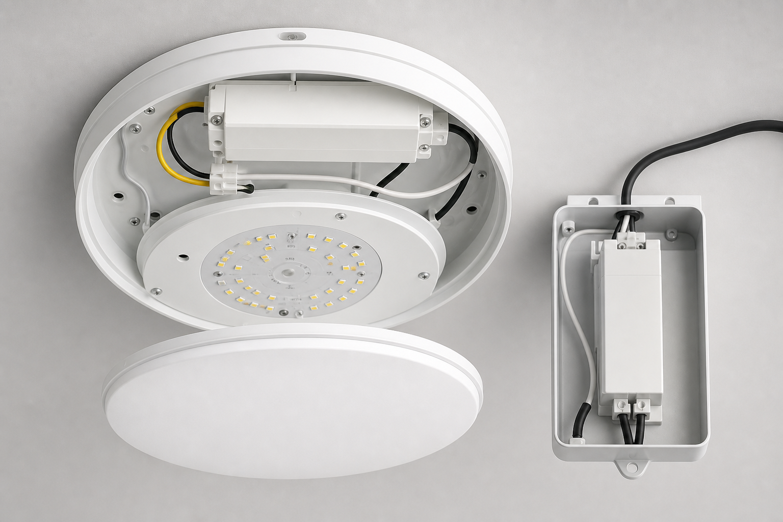 Светодиодные потолочные светильники LED: как выбрать по яркости, драйверу и типу монтажа