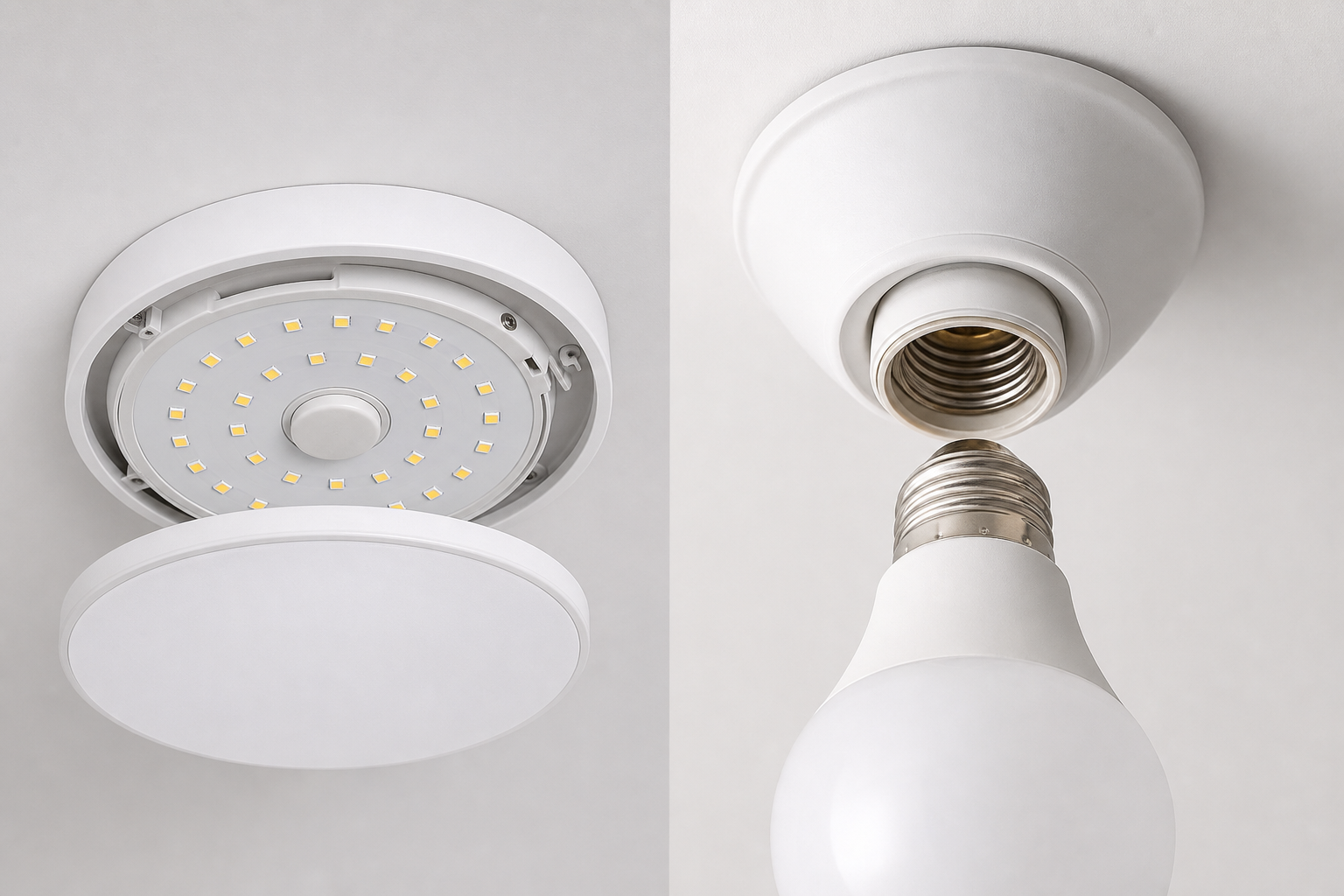 Светодиодные потолочные светильники LED: как выбрать по яркости, типу модуля и совместимости с потолком